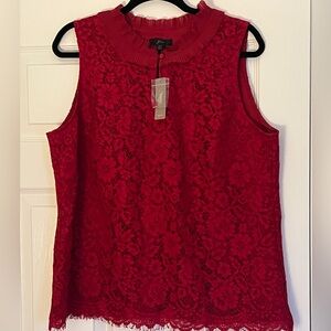 J. Crew Lace Top (TXL)- NWT